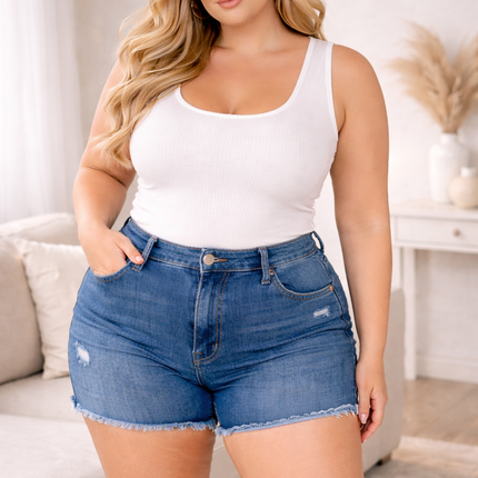 Plus size shorts for women