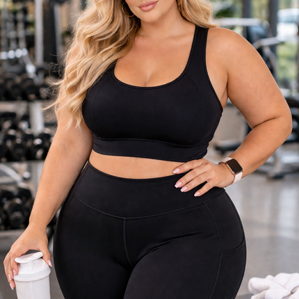 Plus size sports bras UK for women supportive activewear