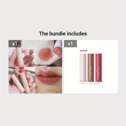 KissICON 01#+[01#+02#+03# Set] KissIcon Berry Lip Balm Tint - Long Lasting