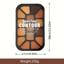 KissICON 01 15color Contour Highlight Conceal Palette Matte