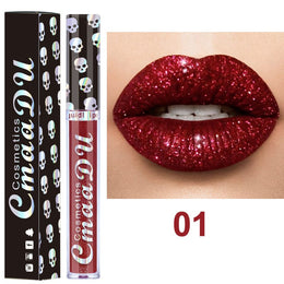 KissICON #01 / 1pc 💋 Luxury Laser Skull Lipstick Waterproof LongLasting Color