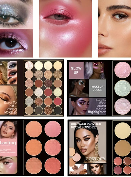 KissICON 01#2062 48color Allinone Makeup Palette Eyeshadow Blush