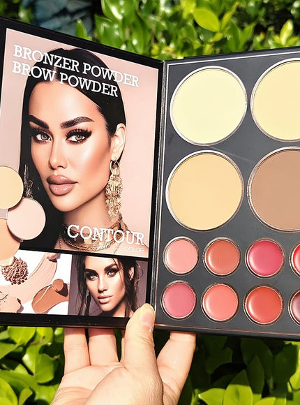 KissICON 01#2062 48color Allinone Makeup Palette Eyeshadow Blush
