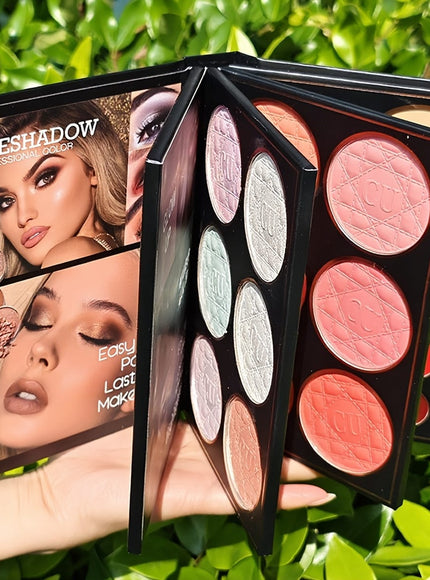 KissICON 01#2062 48color Allinone Makeup Palette Eyeshadow Blush