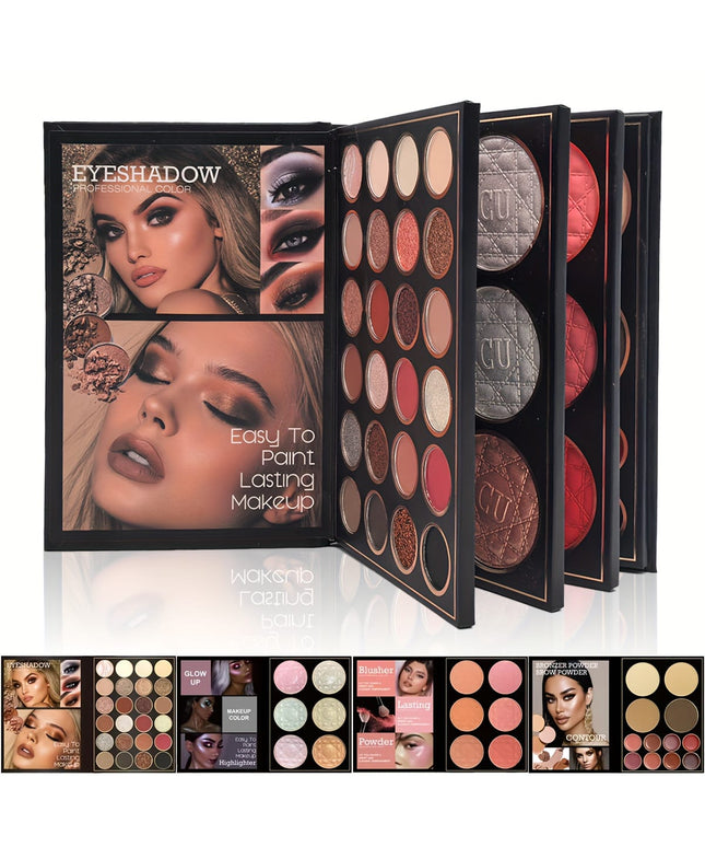 KissICON 01#2062 48color Allinone Makeup Palette Eyeshadow Blush