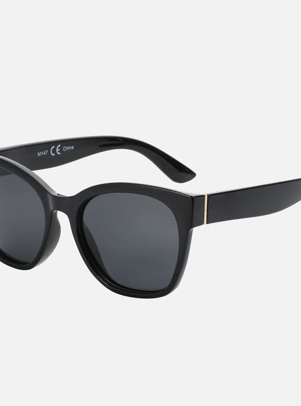 Dropshipman 01 BK GREY / CN / ZENOTTIC Butterfly Frame Polarised Cat Eye Sunglasses