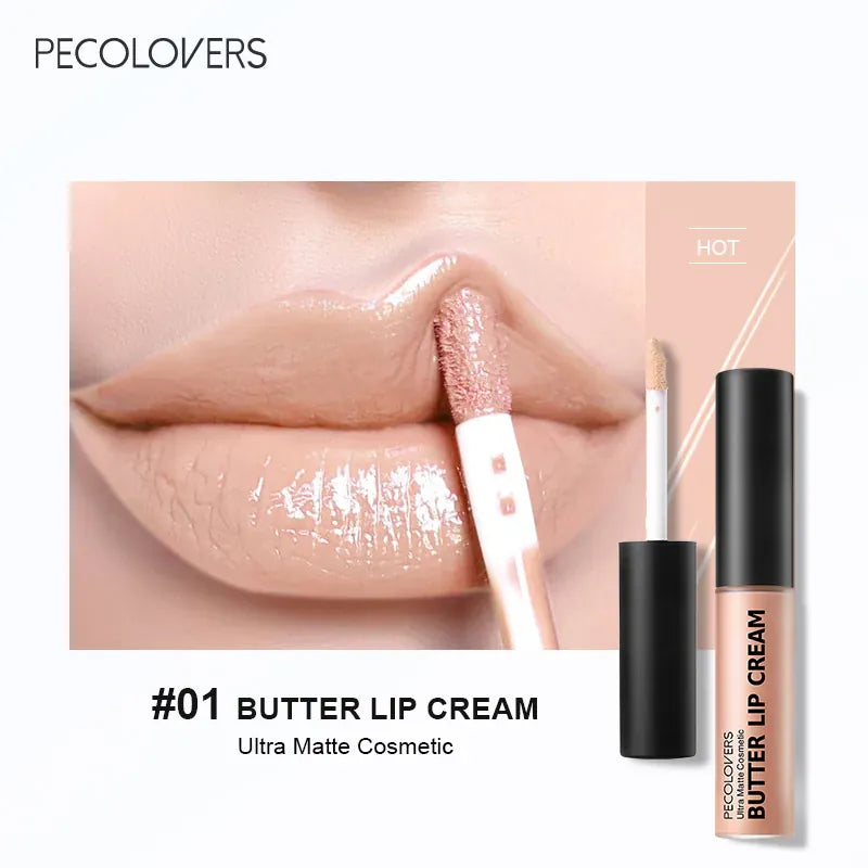 KissICON 01 💋 Butter Gloss Non Sticky Lip Gloss Nude