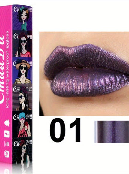 KissICON 01# KissIcon 11 Color Waterproof Lip Gloss - Metallic