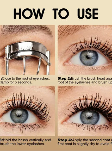 KissICON 01 KissIcon Black Mascara – Waterproof Long-Lasting Natural Finish