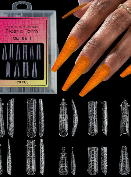 KissICON 01 KissIcon False Nail Tips Full Cover Press On