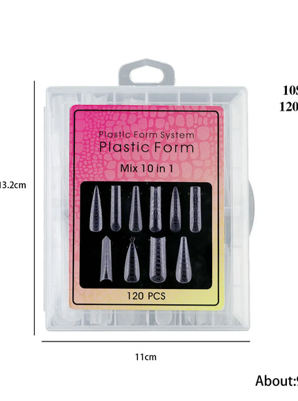KissICON 01 KissIcon False Nail Tips Full Cover Press On