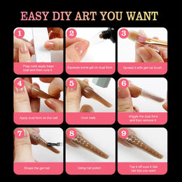 KissICON 01 KissIcon False Nail Tips Full Cover Press On