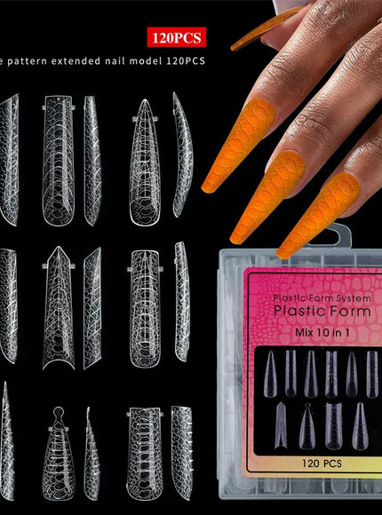 KissICON 01 KissIcon False Nail Tips Full Cover Press On