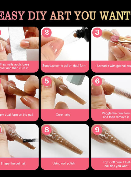 KissICON 01 KissIcon False Nail Tips Full Cover Press On