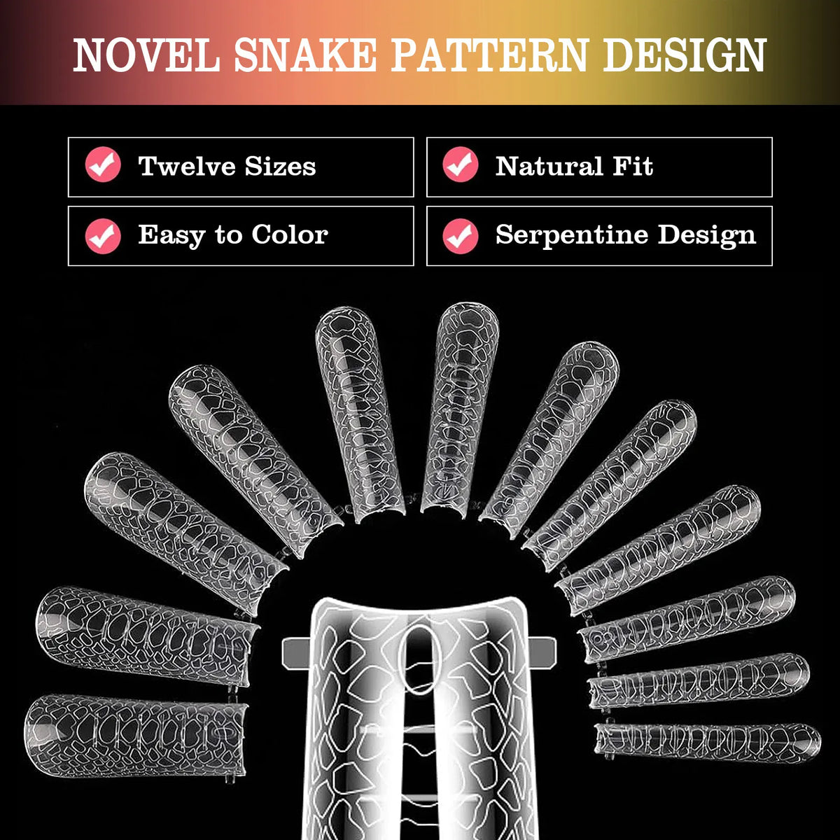 KissICON 01 KissIcon False Nail Tips Full Cover Press On