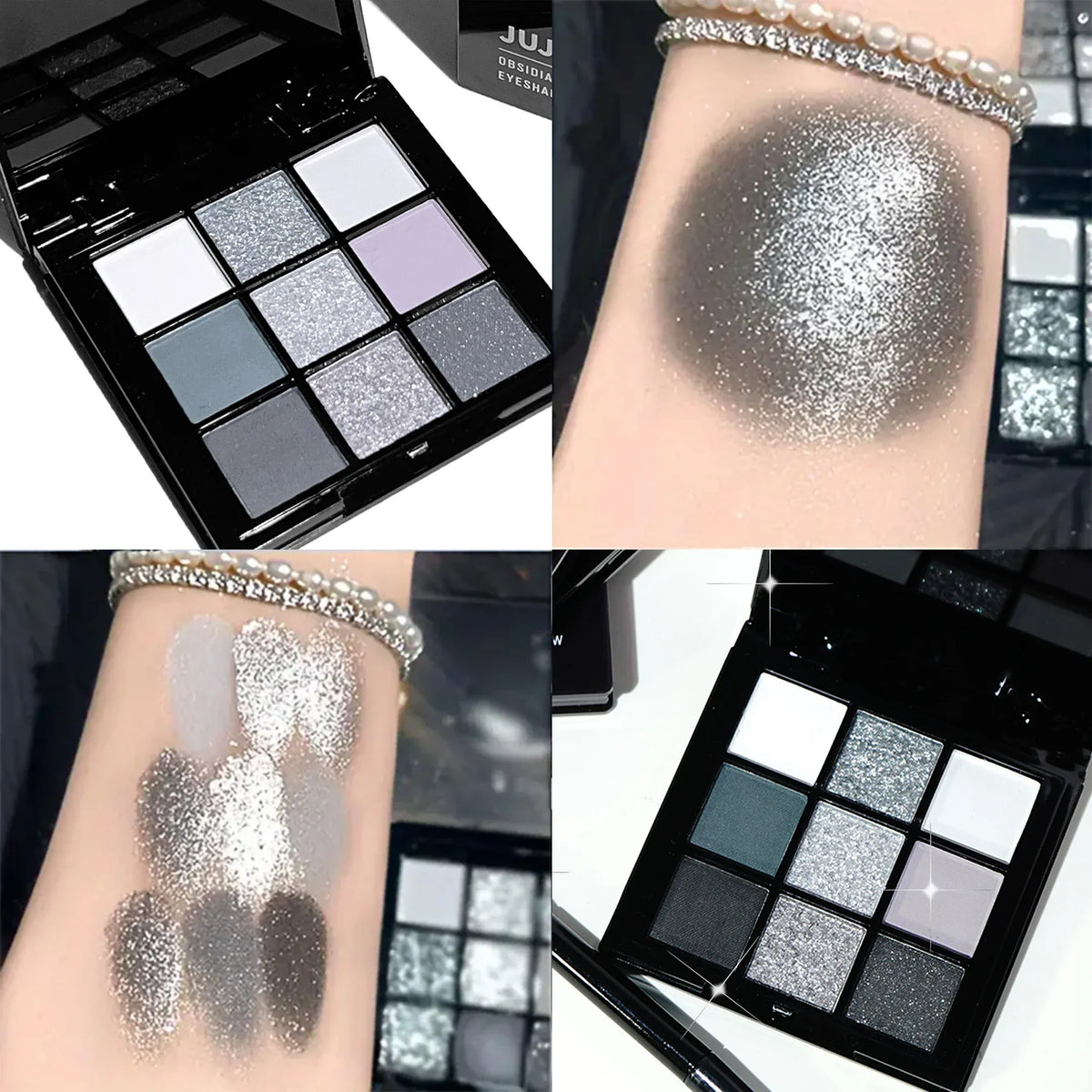 KissICON 01 KissIcon Nine Color Eyeshadow Palette - Long-Lasting