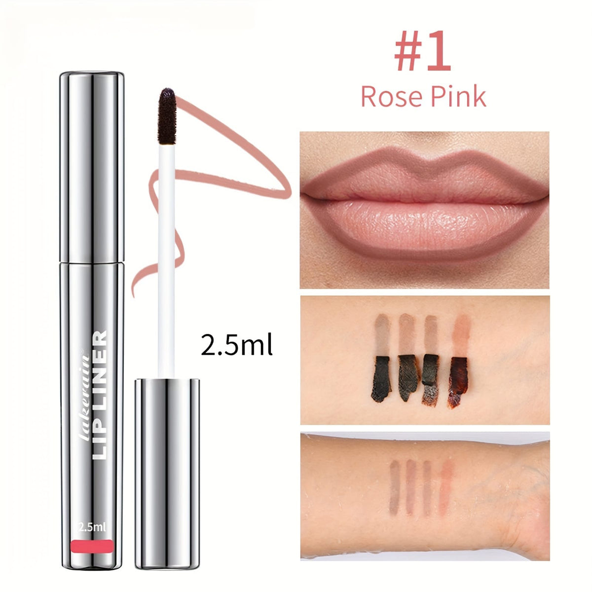 KissICON 01 Lip Ink Tattoo 4 Color Peel Off Waterproof