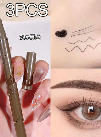 KissICON 01 triple KissIcon Newbie Brown Eyeliner Pen - Waterproof Longlasting