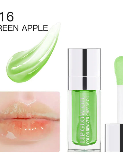 KissICON 016 Moisturizing Lip Balm Lip Glow Oil Pink Plumping