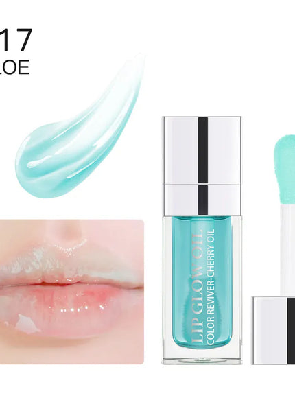 KissICON 017 Moisturizing Lip Balm Lip Glow Oil Pink Plumping