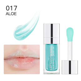 KissICON 017 Moisturizing Lip Balm Lip Glow Oil Pink Plumping