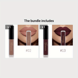 KissICON 02#+13# KissIcon 20 Colors Matte Lip Glaze - Smudge