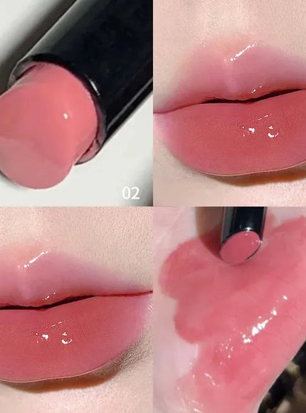 KissICON 02 / Full Size Mirror Lipstick Moisturizing and Pouty Lips Smooth Color