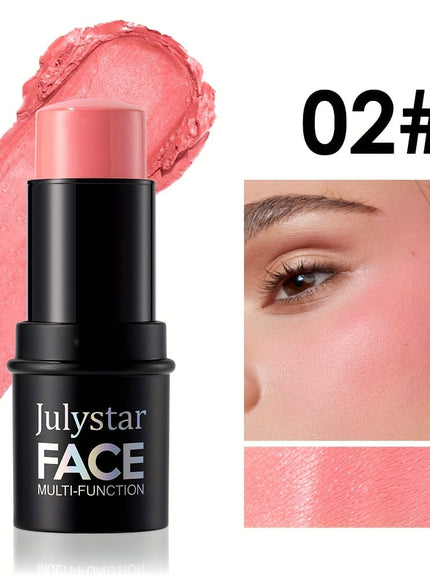jkthpu-45 02 Julystar Blush Stick Matte Finish Full Coverage Berry