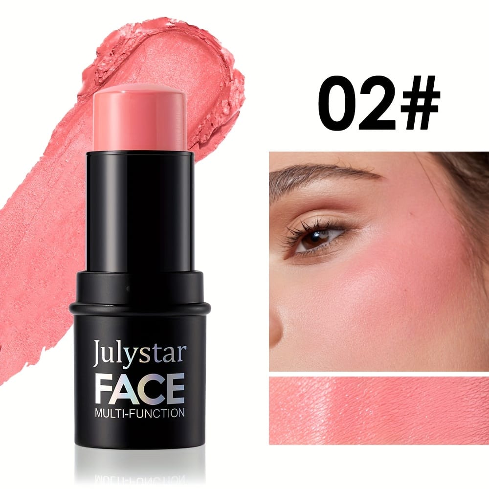 jkthpu-45 02 Julystar Blush Stick Matte Finish Full Coverage Berry