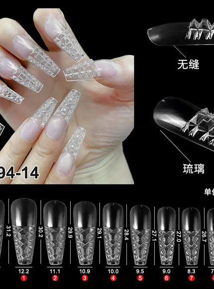 KissICON 02 [KissIcon] 120Pcs Press On Nails Tips Almond Square