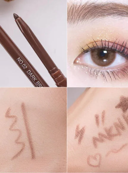 KissICON 02 KissIcon Eyeliner – Long Lasting Waterproof Quick Drying, 6 Shades
