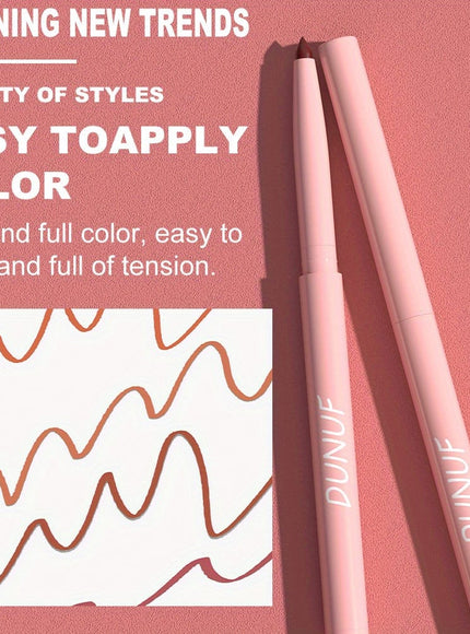 KissICON 02# Matte Lipliner Set Waterproof Long Lasting Easy To