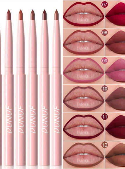KissICON 02# Matte Lipliner Set Waterproof Long Lasting Easy To