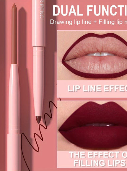 KissICON 02# Matte Lipliner Set Waterproof Long Lasting Easy To
