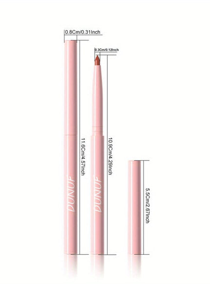 KissICON 02# Matte Lipliner Set Waterproof Long Lasting Easy To