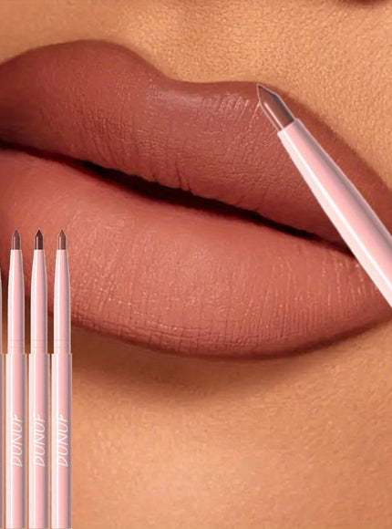 KissICON 02# Matte Lipliner Set Waterproof Long Lasting Easy To