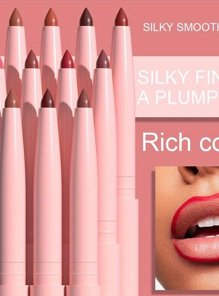 KissICON 02# Matte Lipliner Set Waterproof Long Lasting Easy To