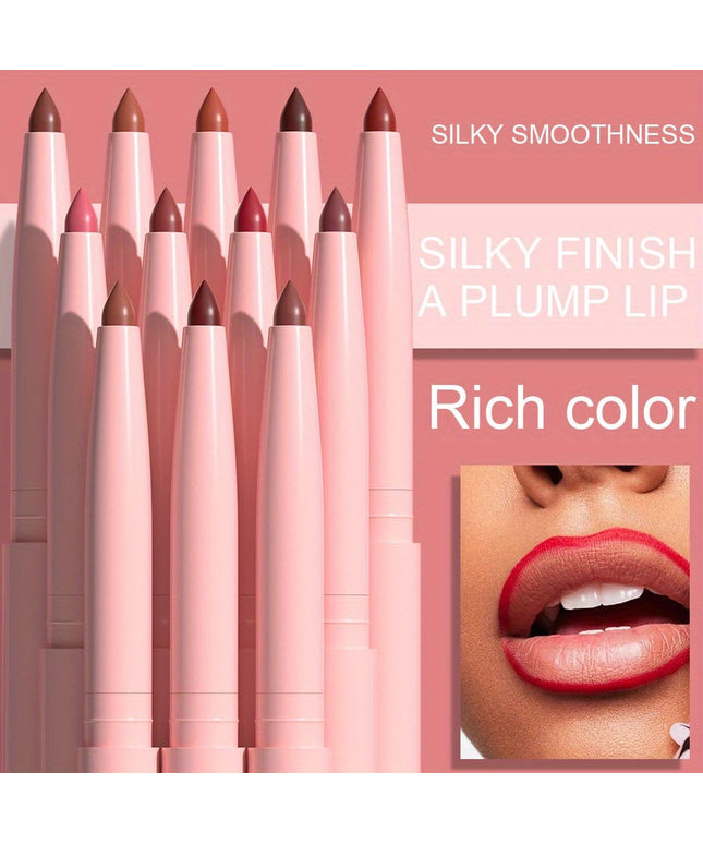 KissICON 02# Matte Lipliner Set Waterproof Long Lasting Easy To