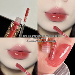 KissICON 02 Maxfine Lip Gloss Hydrating Long Lasting Waterproof Shine