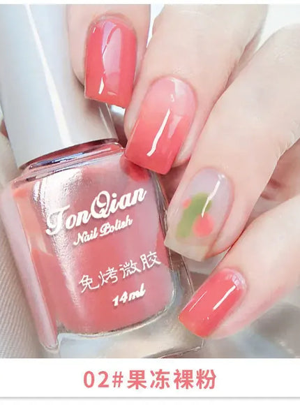 KissICON 02 Nail Polish Lasting No Bake No Peel Classic