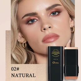 jkthpu-45 02#NATURAL KissIcon 2 In 1 Concealer Foundation Stick Full
