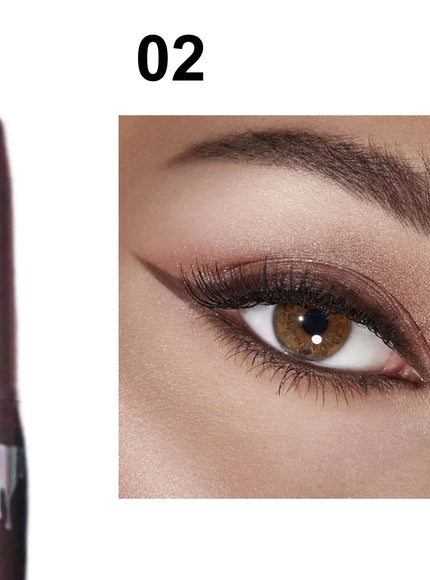 KissICON 02 💋 Waterproof Black Brown Gel Eyeliner Pencil -