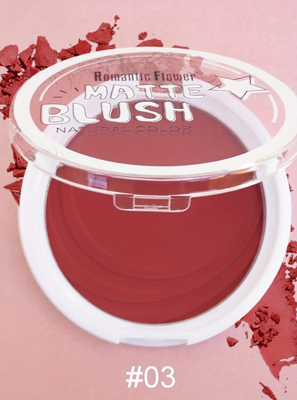 KissICON 03 Buildable 4shade Matte Blush Waterproof Longlasting