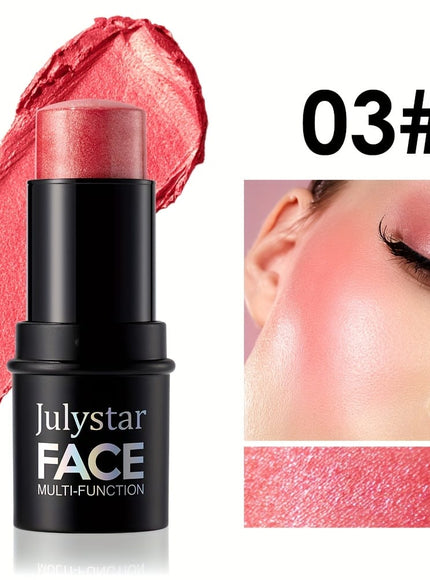 jkthpu-45 03 Julystar Blush Stick Matte Finish Full Coverage Berry