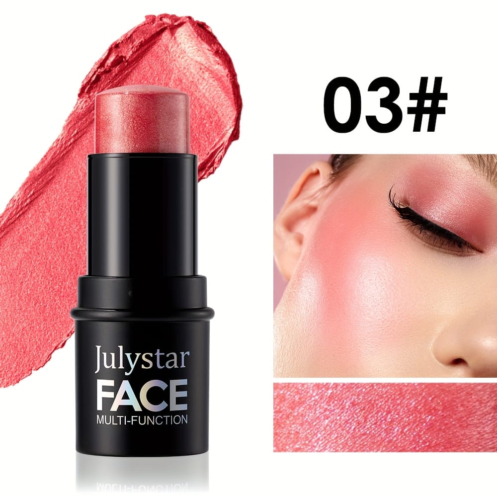 jkthpu-45 03 Julystar Blush Stick Matte Finish Full Coverage Berry
