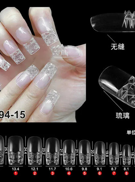 KissICON 03 [KissIcon] 120Pcs Press On Nails Tips Almond Square