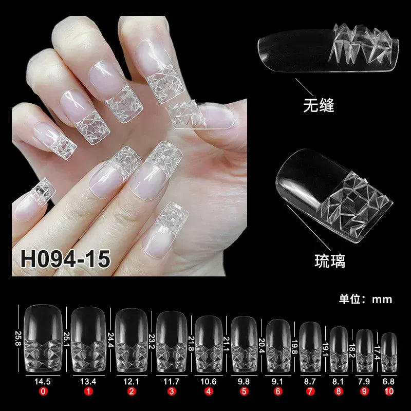 KissICON 03 [KissIcon] 120Pcs Press On Nails Tips Almond Square