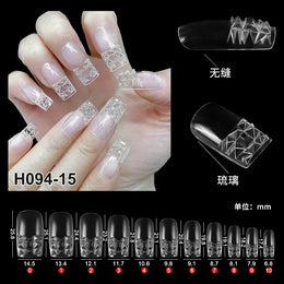 KissICON 03 [KissIcon] 120Pcs Press On Nails Tips Almond Square