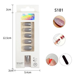KissICON 03 KissIcon Nails Art Press On Coffin Tips -