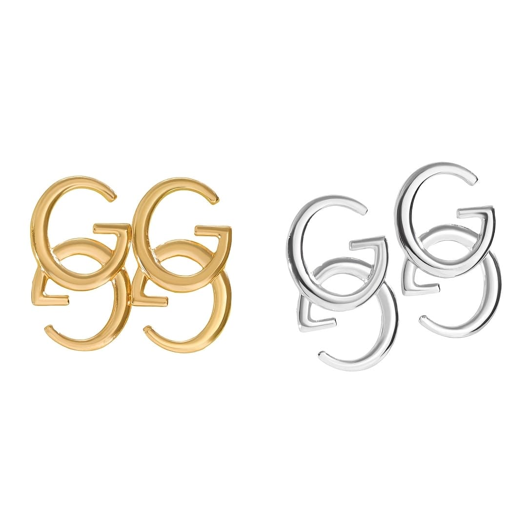 KissICON 03 Set Chic G Stud Earrings Your Everyday Glamour Gift